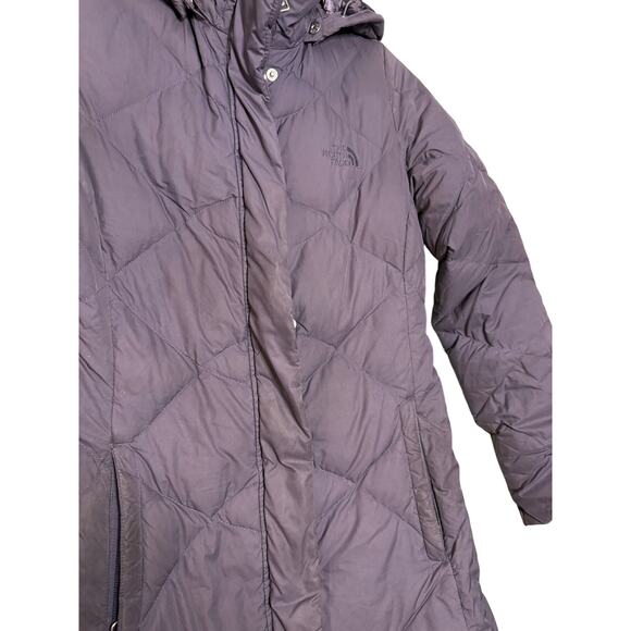 The North Face long purple goose-down puffer jacket - Picture 10 of 11